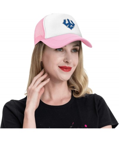 Washington and Lee University Trucker Hats for Both Men and Women - Mesh Baseball Snapback Hats Pink $23.96 Baseball Caps