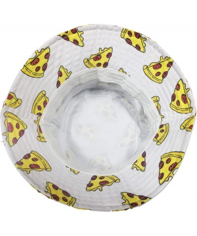 Bucket Hat Packable Sun Hats Fisherman Outdoor Summer Beach Caps for Men Women Pizza Slice $11.99 Bucket Hats