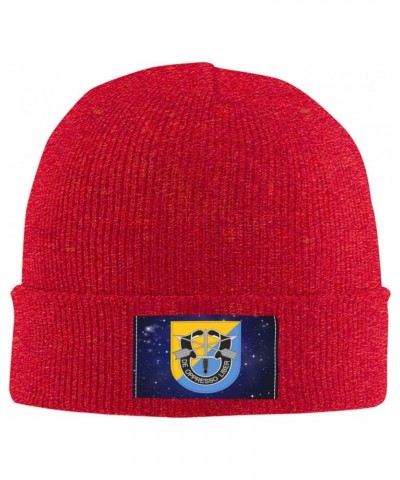 8th Special Forces Group Warm Knit Hat Cap Fashion for Men Women Red $9.90 Skullies & Beanies