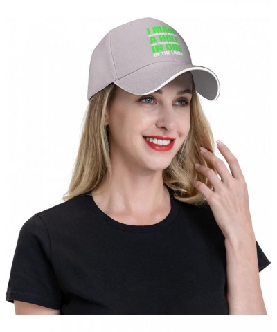 I Made A Hole in One Golf Lover Baseball Cap Men Women Trucker Hat Gift Gray $9.23 Baseball Caps