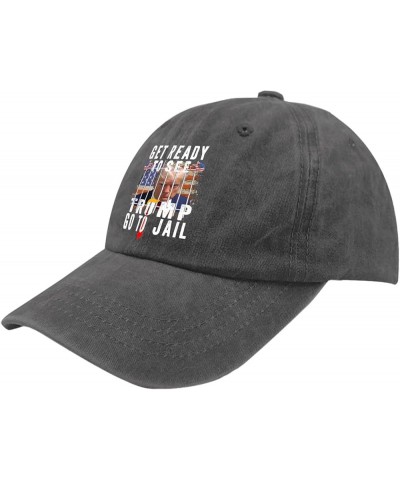 Get Ready to See Trump Go to Jail Hat Trump Hat for Womens Men Pigment Black Cowgirl Hats Cowgirl Hats Pigment Black $12.64 B...