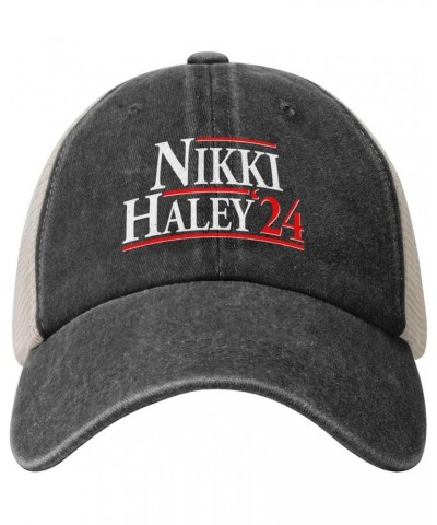 Nikki Haley 2024 for President Election Baseball Cap for Women Fashion Sun Hats for Women Trucker Hat Sun Cap Black Black $11...