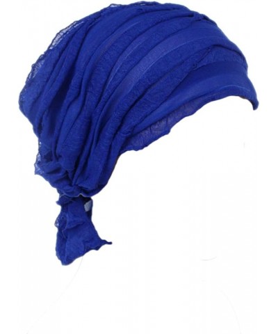 Women's Indian Style Headwrap Headband Cap Muslim Turban Hat Hair Cover D Royal $8.50 Headbands