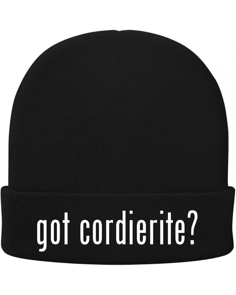 got Cordierite? - Soft Adult Beanie Cap Black $17.50 Skullies & Beanies