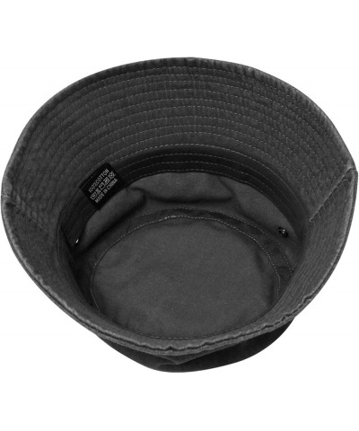 Seamless Chart of Sea Animals Bucket Hat for Women Men Summer Travel Sun Hat Outdoor Cap Funny Bucket Hats Black $12.73 Bucke...