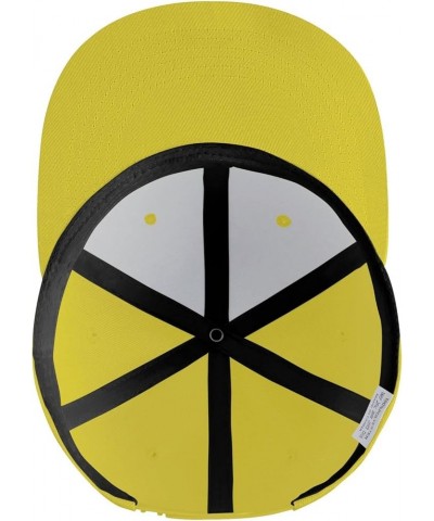 Heartbeat Lineman Hat for Men Women, Adjustable Baseball Cap Yellow $10.74 Baseball Caps