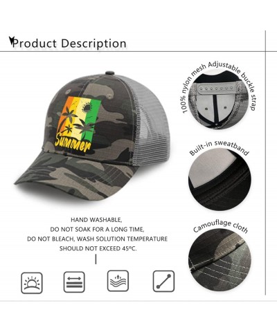 Hats for Men Baseball Cap Trucker Caps for Men Trucker Hats Snapback Breathable Workout Cap Allblack $10.36 Baseball Caps