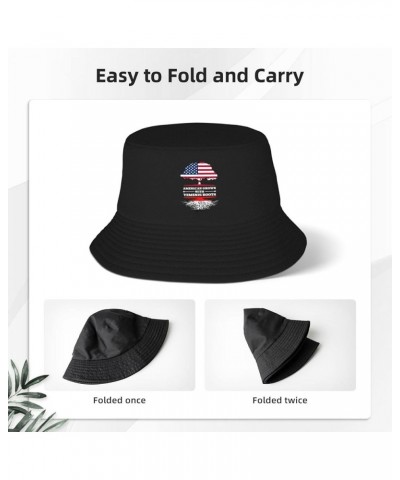 Bucket Hat for Men Women Adult Printed Fishing Hats Sun Hats Novelty Bucket Hats for Man Woman Black American Grown With Yeme...