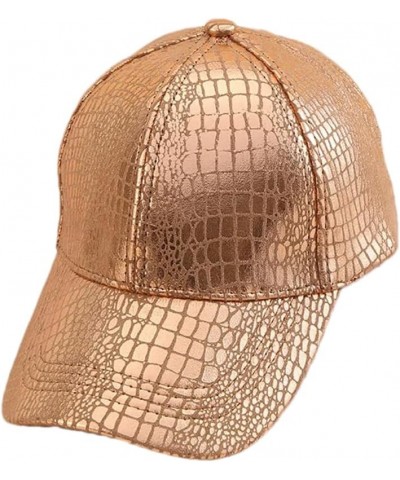 Unisex Baseball Cap Solid Color Sun Hat Baseball Caps Hip-Hop Hats Golden $14.40 Baseball Caps