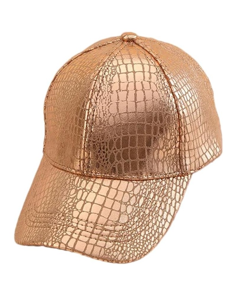 Unisex Baseball Cap Solid Color Sun Hat Baseball Caps Hip-Hop Hats Golden $14.40 Baseball Caps