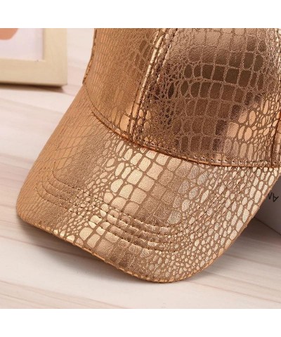 Unisex Baseball Cap Solid Color Sun Hat Baseball Caps Hip-Hop Hats Golden $14.40 Baseball Caps