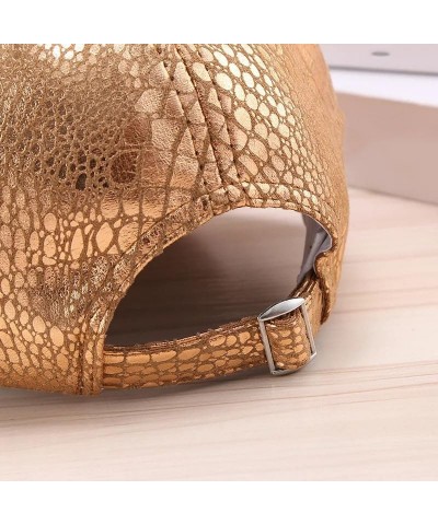 Unisex Baseball Cap Solid Color Sun Hat Baseball Caps Hip-Hop Hats Golden $14.40 Baseball Caps