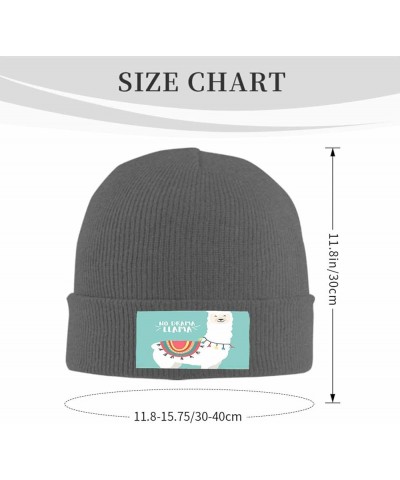 Warm Winter Hat and Stylish Darkgray Knitted Beanie for Men and Women, Wedding Car Pattern Minimalist Beanies Cap - Elastic a...