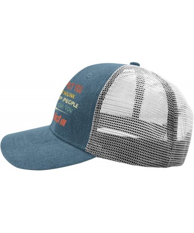 I'll Put You in The Trunk and Help People Look for You Don't Test Me Hats Funny Hat for Womens Mens Skyblue $9.42 Bucket Hats