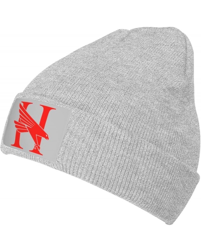 Huntingdon A College Logo Stretch Knit Hat for Men Women Winter Warm Cap Gray $8.05 Skullies & Beanies