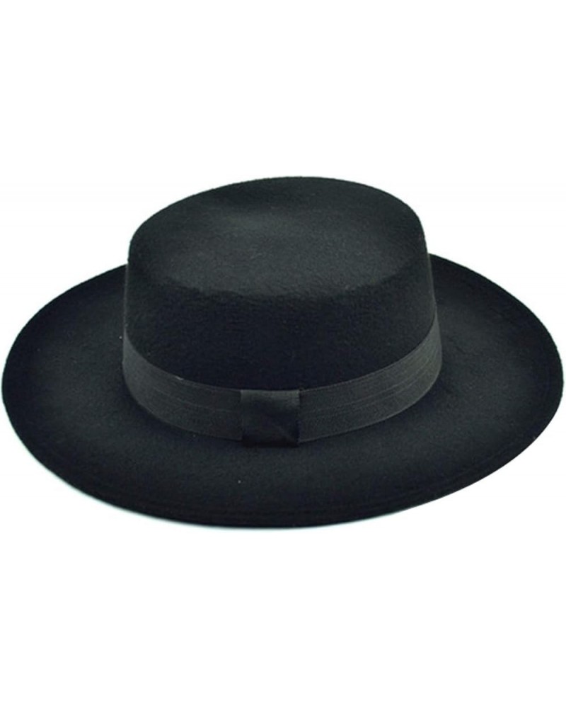 Womans Bowler Hats Shapeable Wide Brim Fedora Cap Formal Crushable Cloche Elegant Church Hat for Wedding Black $15.07 Fedoras