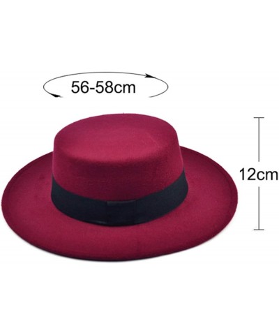 Womans Bowler Hats Shapeable Wide Brim Fedora Cap Formal Crushable Cloche Elegant Church Hat for Wedding Black $15.07 Fedoras