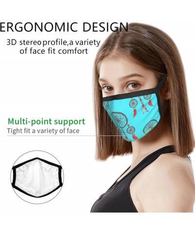 Cool Reusable 3 Pcs Face Mask Scarf Breathable Balaclavas Mask with Elastic Straps Pattern (673) $9.51 Balaclavas