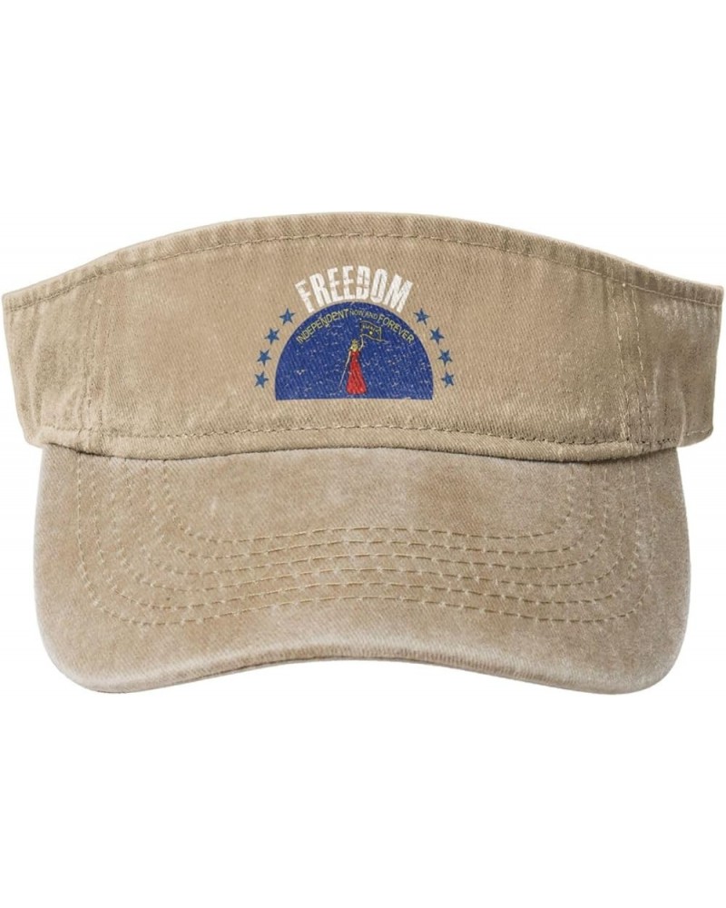 The Alabama Obverse Flag and Freedom Sun Hat Sun Visor Hats for Women Men Baseball Cap Golf Hats Natural $11.84 Sun Hats