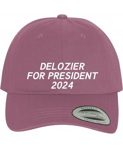 Delozier for President 2024 - Comfortable Dad Hat Baseball Cap Pink $19.05 Baseball Caps