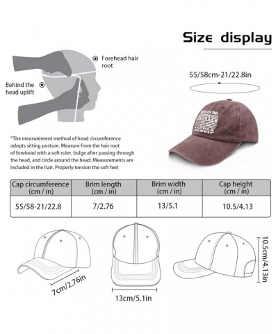 Total Solar Eclipse 04.08.2024 hat for Men Vintage Cotton Washed Baseball Caps Adjustable Dad Hat Wine Red $9.36 Baseball Caps