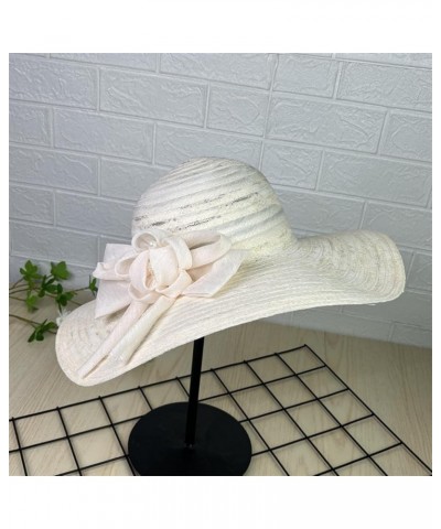 Beach Hats for Women Summer Hat Sun Visor Hats Wide Brim Breathable UV Protection Hats Foldable Straw Travel Hat Wh1 $10.19 S...