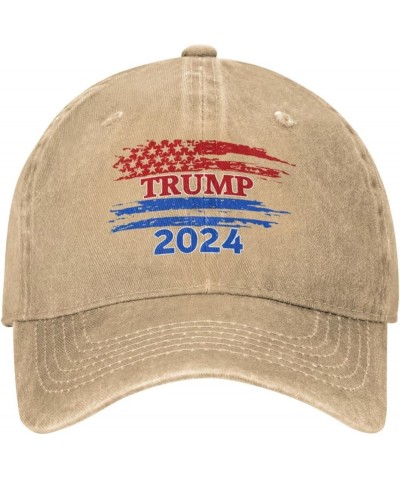 Trumps 2024 Cowboy Hat Men Vintage Baseball Cap Women Dad Hat Sun Hat Adjustable Trucker Hat Black Natural $8.32 Baseball Caps