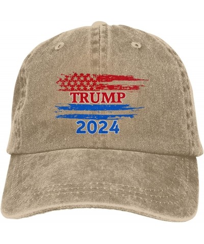 Trumps 2024 Cowboy Hat Men Vintage Baseball Cap Women Dad Hat Sun Hat Adjustable Trucker Hat Black Natural $8.32 Baseball Caps