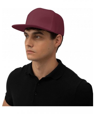 Custom Snapback Hats for Men Women Personalized Baseball Cap Add Design Your Own Picture/Text/Logo Side Design - Red $9.22 Ba...