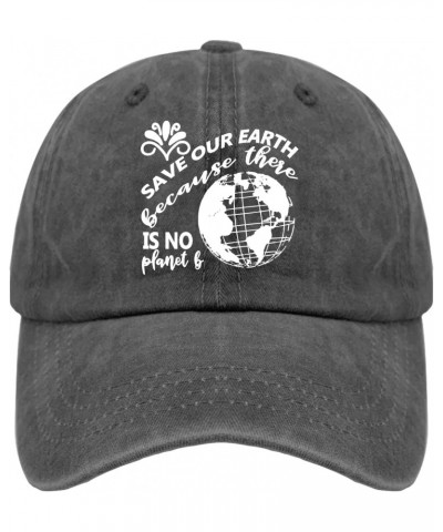 Save Our Earth Beacause There is No Planet B Sun Hat Gym Hat Pigment Black Black Hat Women Gifts for Boyfriends Cool Caps $10...