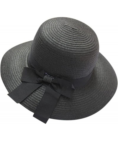 Beach Hats for Women Floppy Sun Hat Womens, UPF 50 Summer Wide Brim Sun Hat for Women Roll Up Hat Foldable C-black $7.79 Sun ...