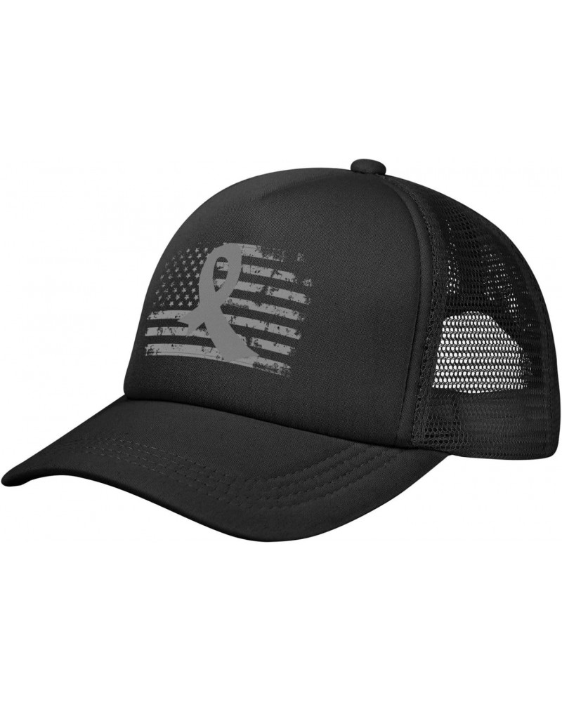 Sciatic Pain Awareness Ribbon Baseball Cap Adjustable Casual Mesh Hats Duck Tongue Hat for Men Women43 Black $11.42 Baseball ...