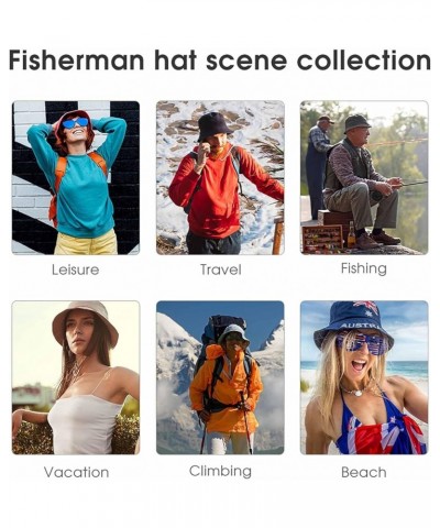 Funny Flamingo Bucket Hat for Women Men, Novelty Fisherman Cap Sun Hat Travel Beach Outdoor Fashion Summer Accessories Ocean ...