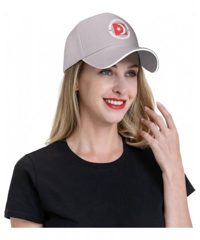 Nation of Islam Flag Adjustable Baseball Cap Man's Womans Casual Sandwich Caps Adults Golf Hats Gray $14.14 Baseball Caps