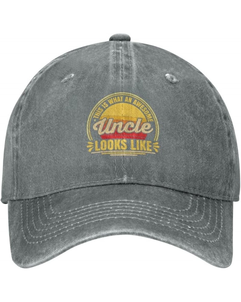 This is What an Awesome Uncle Looks Like Baseball Cap Trendy Dad Hat Men Women Sunhat Vintage Cowboy Hats Gray $9.29 Baseball...