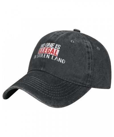 No One is Illegal On Stolen Land Vintage Denim Baseball Cap Cowboy Hat Classic Adjustable6 $10.54 Baseball Caps