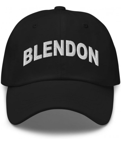 Blendon Michigan Hat Blendon MI Cap Embroidered Dad Hat Adjustable Strap Closure Unisex Black $18.80 Baseball Caps