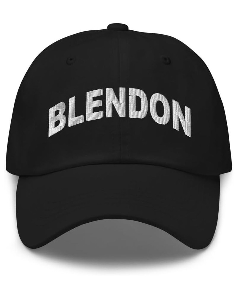 Blendon Michigan Hat Blendon MI Cap Embroidered Dad Hat Adjustable Strap Closure Unisex Black $18.80 Baseball Caps