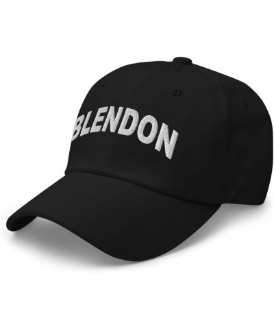 Blendon Michigan Hat Blendon MI Cap Embroidered Dad Hat Adjustable Strap Closure Unisex Black $18.80 Baseball Caps