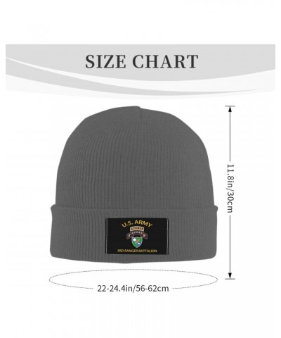 US Army 3rd Ranger Battalion Veteran Unisex Four Seasons Knitted Hat Winter Warm Hats Hats for Men Women One Size $13.49 Skul...