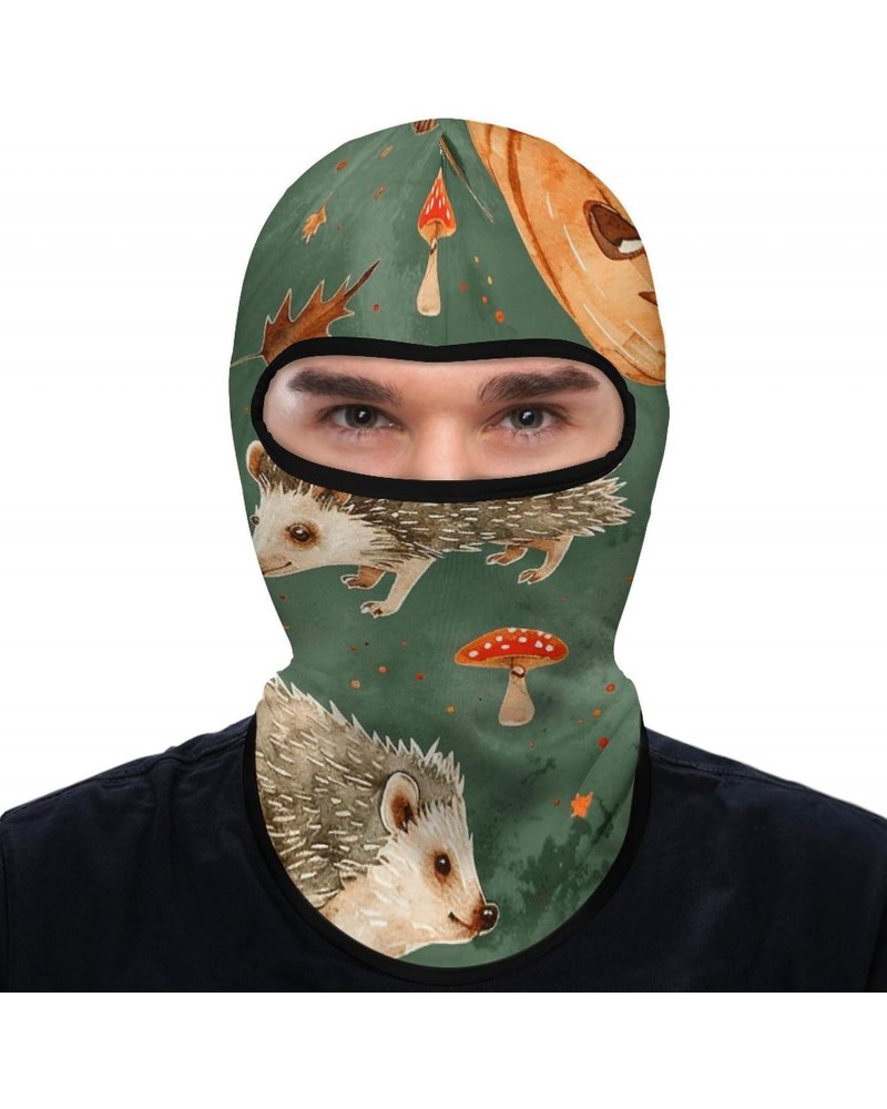 Balaclava Mask for Men Ski Mask for Women Pumpkin and Mushrooms Full Face Mask Face Cover for Cycling $13.66 Balaclavas