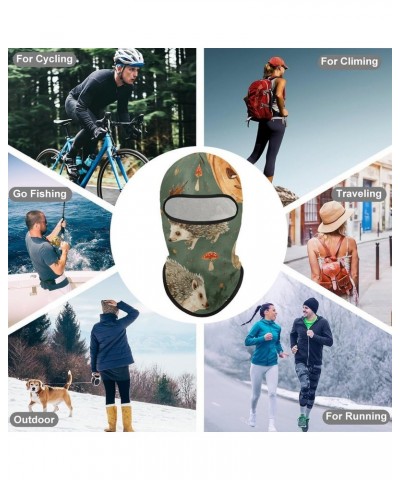 Balaclava Mask for Men Ski Mask for Women Pumpkin and Mushrooms Full Face Mask Face Cover for Cycling $13.66 Balaclavas