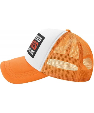 100% Certified Assholes Loves Me Or Hate-Me Mesh Cap Trucker Hat Baseball Cap Orange $10.33 Baseball Caps