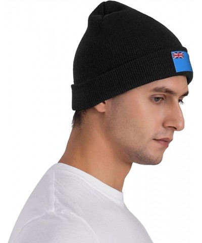 Proposed Flag of The Cook Islands (1973) Beanie Hat for Men Women Soft Cozy Skull Cap Winter Warm Knit Hats Black $9.56 Skull...