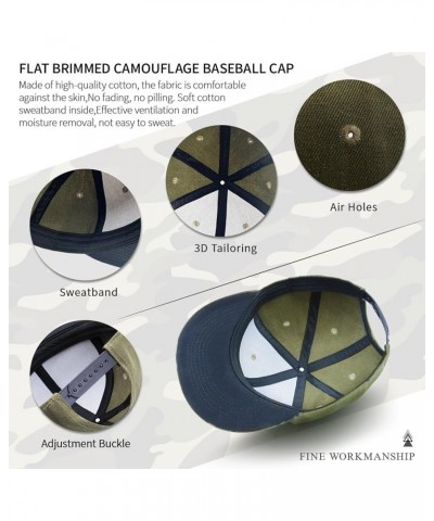 Flag Map Mesh Brazil Baseball Hat Funny Golf Hat for Men Gifts for Her Workout Camo2 $13.26 Baseball Caps