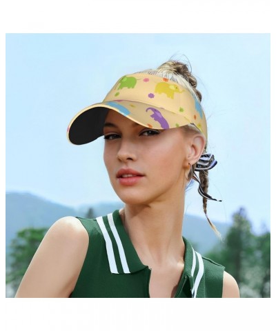 Cartoon Flowers Floral Visor Hats for Women Men Sun Visors for Women Men Sun Sports Visor Hat Sun Hat Outdoor Golf Beach Cap ...