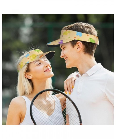 Cartoon Flowers Floral Visor Hats for Women Men Sun Visors for Women Men Sun Sports Visor Hat Sun Hat Outdoor Golf Beach Cap ...