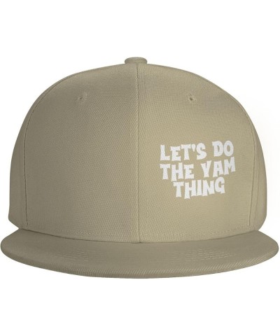 Women's and Men's Baseball Cap Let's do The yam Thing Low Profile Dad Hat Adjustable Casquette Cap,Black Natural $10.46 Baseb...