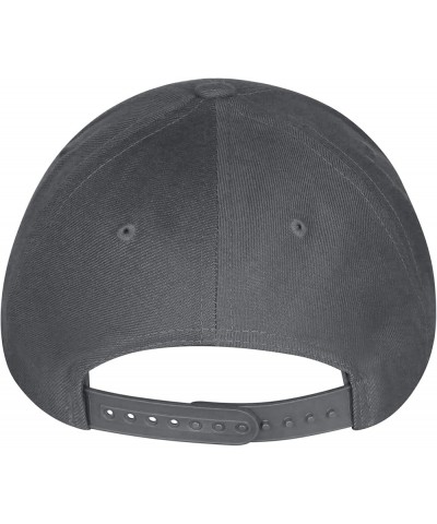 Fire Curved Bill Snapback Outdoor Cap Firepit Camping Dark Grey $14.03 Baseball Caps