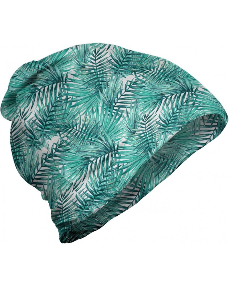 Unisex Beanie, Abstract Jungle Watercolor, Hiking Outdoors $18.59 Skullies & Beanies